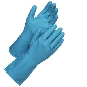 Nitrilhandske oflockad Worksafe Chem 50-456