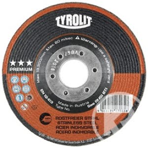 TYROLIT navrondell 178x7x22,23 vinkelböjd A30R PREMIUM rostfritt stål