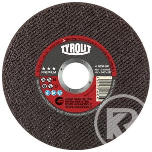 TYROLIT kapskiva 115x1,0x22,23 rak A60R PREMIUM rostfritt stål