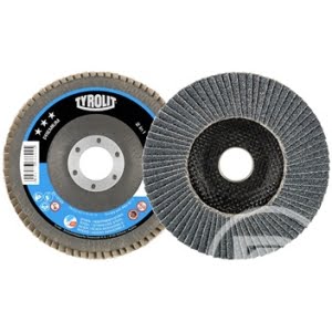 TYROLIT lamellrondell 2IN1 178x22,2 vinkelböjd ZA60Q PREMIUM stål/rostfritt stål