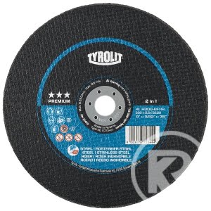 TYROLIT kapskiva 2IN1 230x2,5x22,23 rak A30Q PREMIUM stål/rostfritt stål